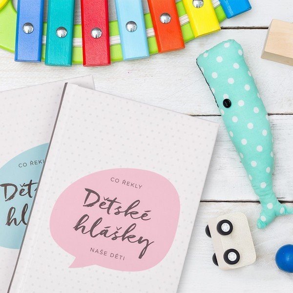 Розова тетрадка с книжка за детски фрази - Bloque.-image-1