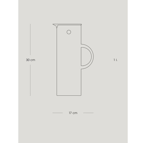 Пластмасова термо кана в цвят лавандула 1 l EM77 – Stelton-image-4