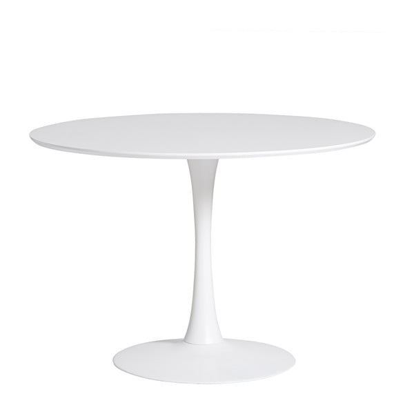 Кръгла бяла маса за хранене , ⌀ 110 cm Oda - Marckeric