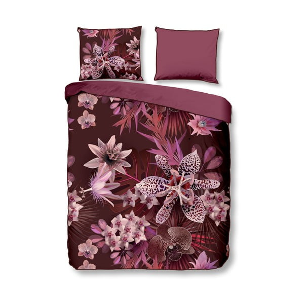 Спално бельо от органичен памук за двойно легло Орхидея, 200 x 200 cm Organic - Descanso
