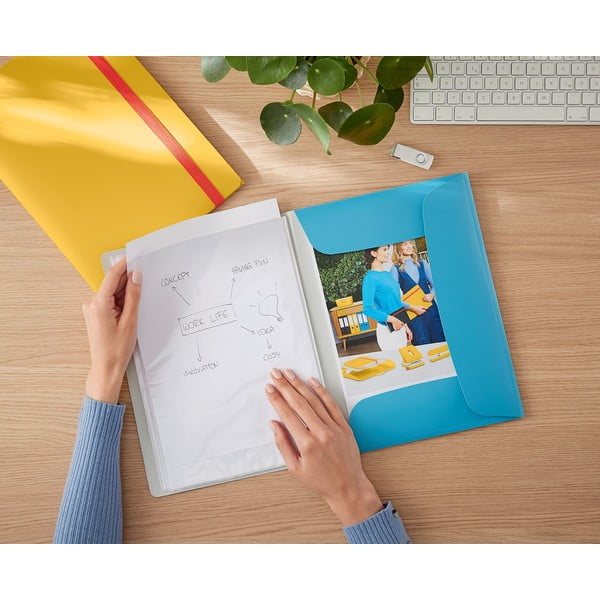 Синя каталожна книга , A4 Cosy - Leitz-image-1