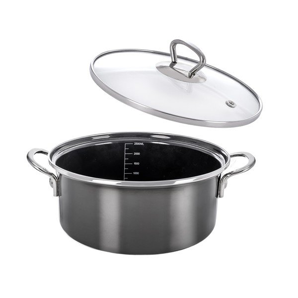 Емайлирана касерола с капак 2,5 l Metalic – Orion
