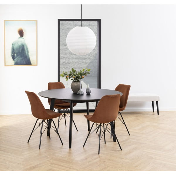 Кафяв трапезен стол Eris - Actona-image-1