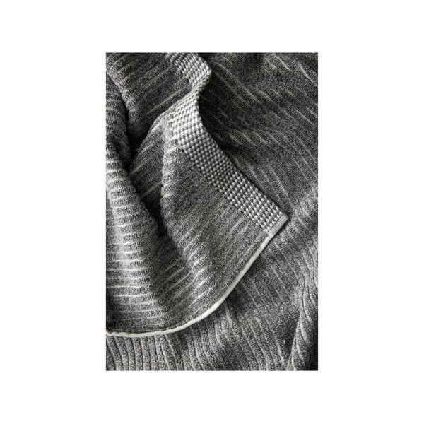 Сива кърпа от органичен памук 50x100 cm Melange - Södahl-image-3