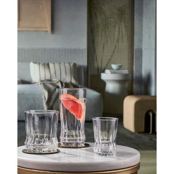 Стъклени чаши в комплект от 18 бр. Gaia – Hermia-image-1