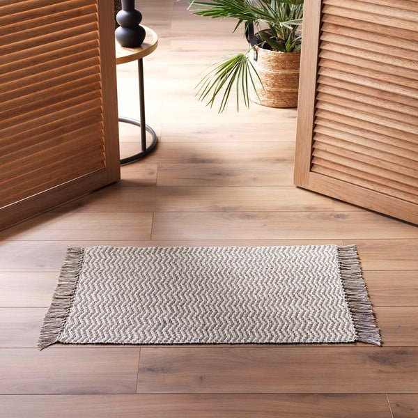 Светлокафяв килим подходящ за пране 50x80 cm Alessia – douceur d'intérieur-image-1