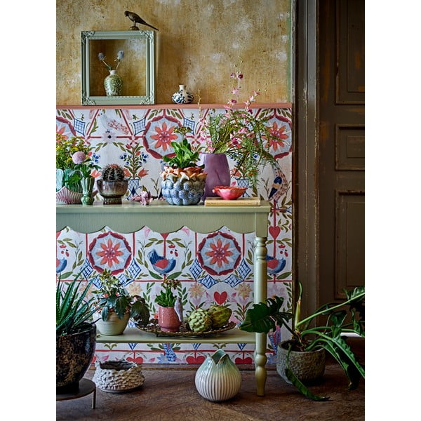 Светлозелена конзолна маса от масивен бор 36x106 cm Salla – Bloomingville-image-2