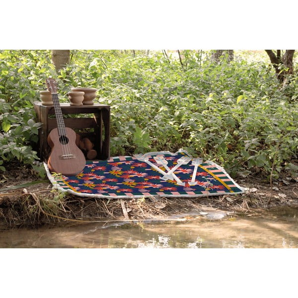 Бебешко одеяло 170x130 cm Floral - Madre Selva-image-1