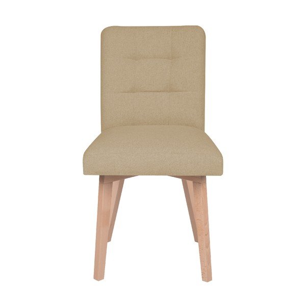 Бежов трапезен стол Tulip - Mazzini Sofas