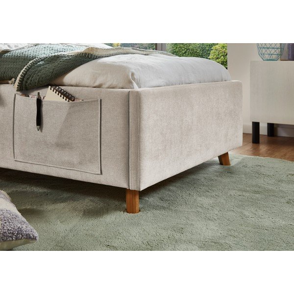 Бежово детско легло 90x200 cm без ламелно дъно Cosy – Meise Möbel-image-3