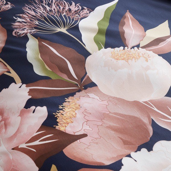 Синьо /розово единично  спално бельо 135x200 cm Opulent Floral – Catherine Lansfield-image-4