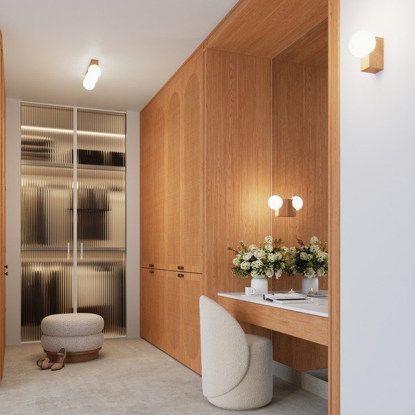 Бяла/естественa стенна лампа ø 12 cm Solum – Sollux-image-2