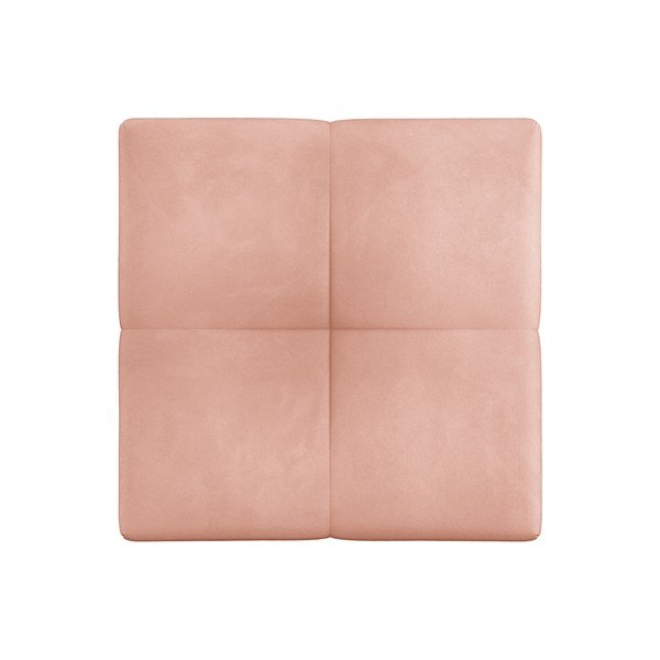 Модул за диван от розово кадифе Rome Velvet - Cosmopolitan Design-image-3