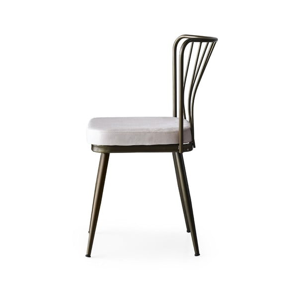 Сиви метални трапезни столове в комплект от 2 броя Yildiz - Kalune Desig-image-4