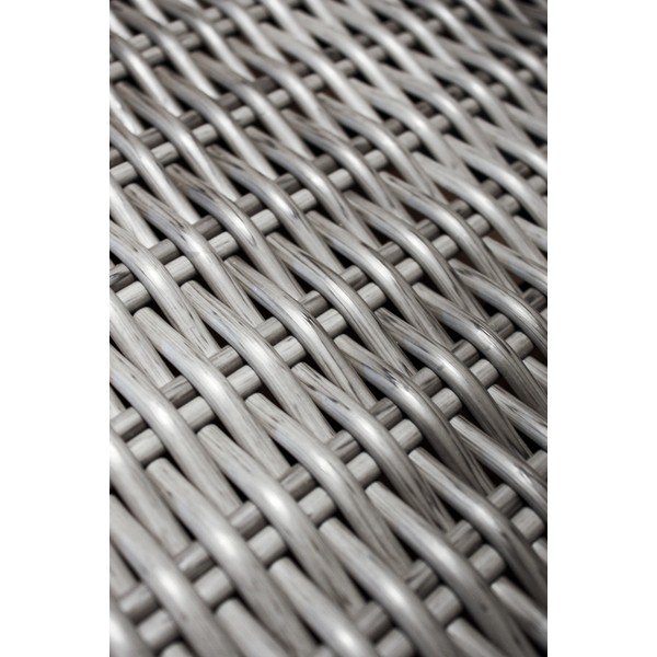 Сив градински комплект за отдих от изкуствен ратан за 2 души Calgary – Garden Pleasure-image-4