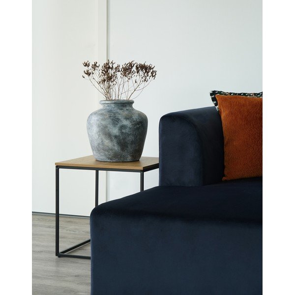 Масичка за кафе с плот в дъбов декор , 45 x 45 cm Vita - House Nordic-image-1