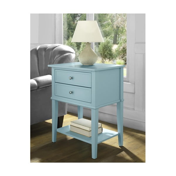 Светлосиньо нощно шкафче Franklin – Støraa-image-1