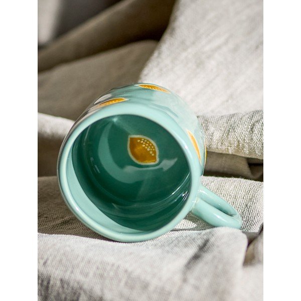 Сиво-зелена глинена детска чаша 230 ml Agnes – Bloomingville Mini-image-4