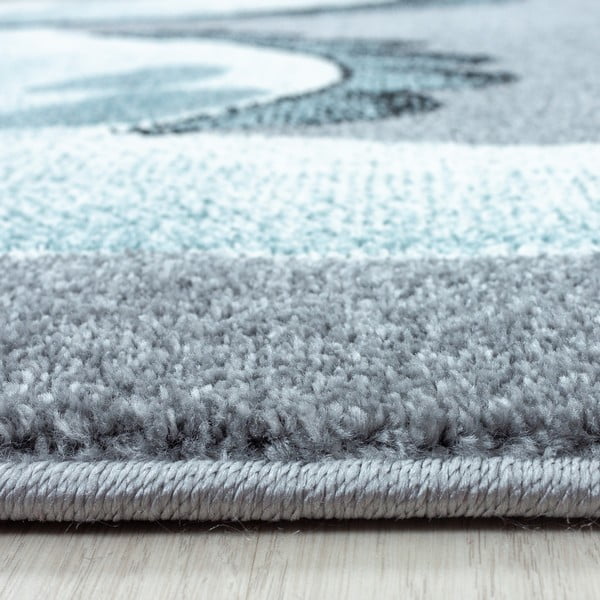 Синьо-сив детски килим ø 120 cm Bambi – Ayyildiz Carpets-image-3