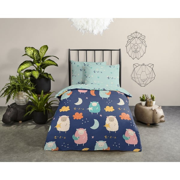 Памучно детско спално бельо за единично легло 100x135 cm - Good Morning-image-1