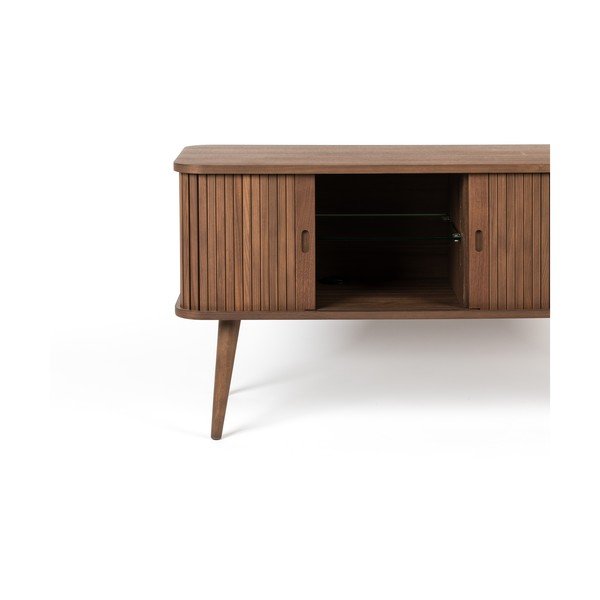 Кафяв скрин с чекмеджета и плъзгащи се врати Barbier - Zuiver-image-2