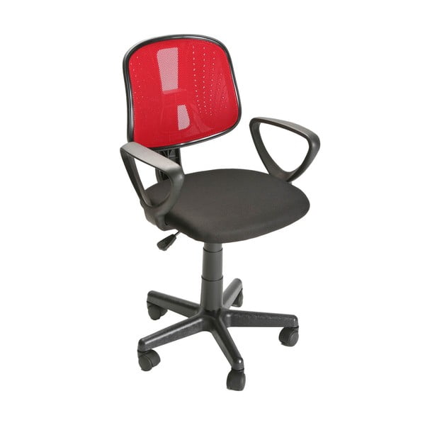 Червен офис стол на колела Офис - Versa