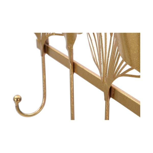 Метална закачалка за стена в златист цвят Leaves - Mauro Ferretti-image-3