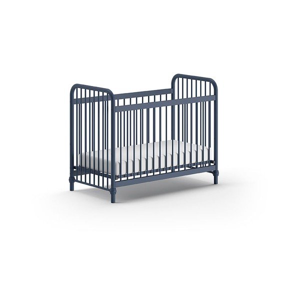Синьо метално легло 60x120 cm BRONXX - Vipack-image-2
