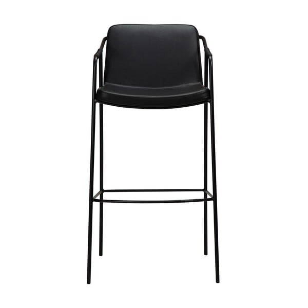 Черен бар стол от изкуствена кожа, височина 105 cm Boto - DAN-FORM Denmark-image-1