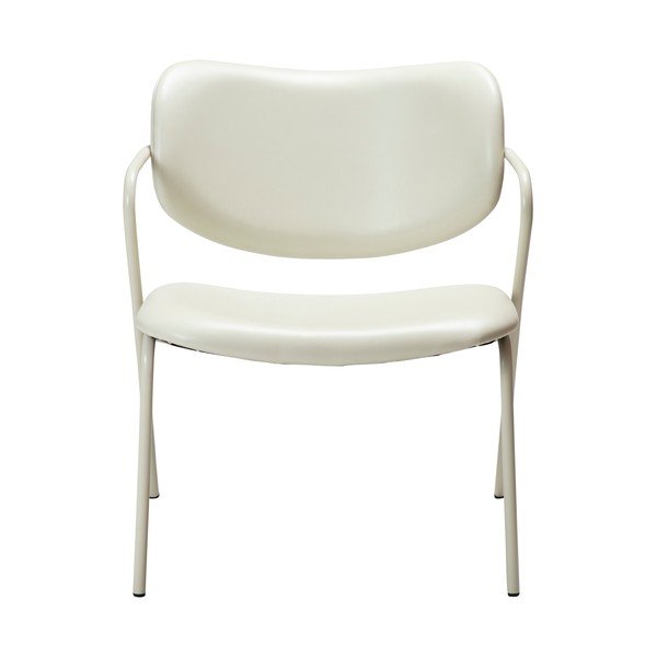 Кремав фотьойл от изкуствена кожа Zed - DAN-FORM Denmark-image-1