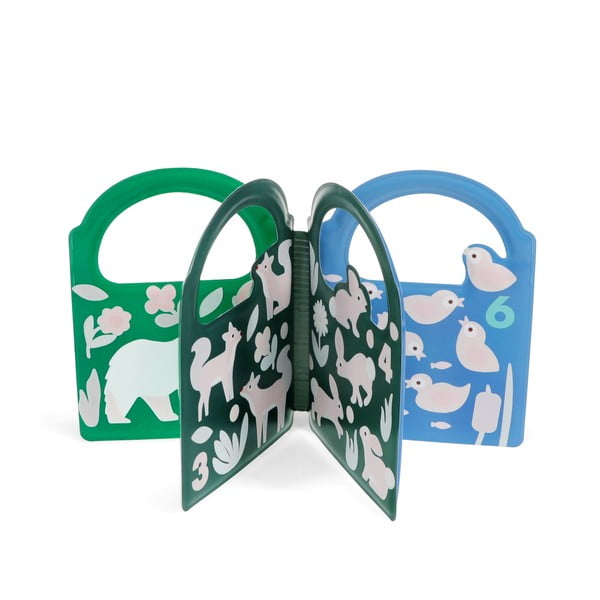 Интерактивна играчка Colour changing bath book Woodland – Rex London-image-2