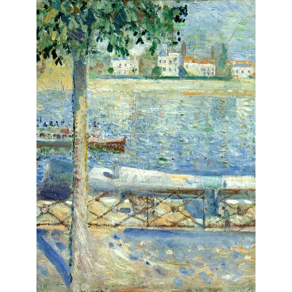 Репродукция на картина на Едвард Мунк - , 45 x 60 cm The Seine at Saint-Cloud - Fedkolor