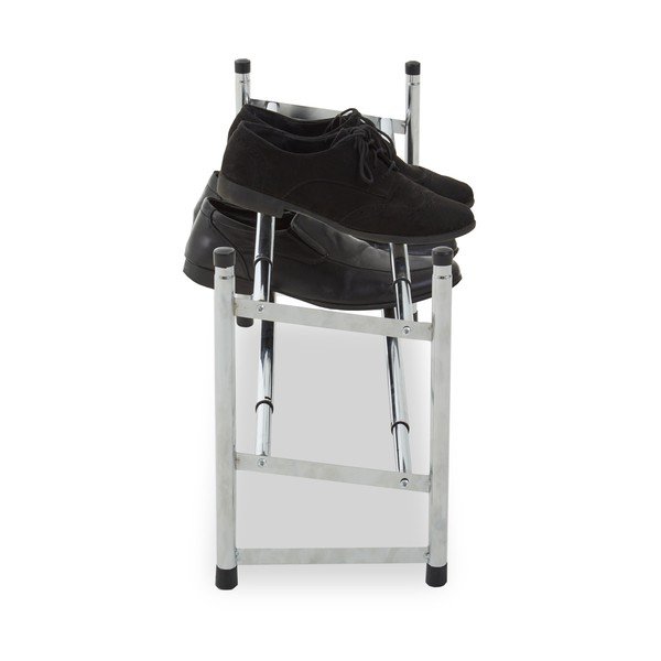 Метален телескопичен стелаж за обувки в сребрист цвят – Premier Housewares-image-4