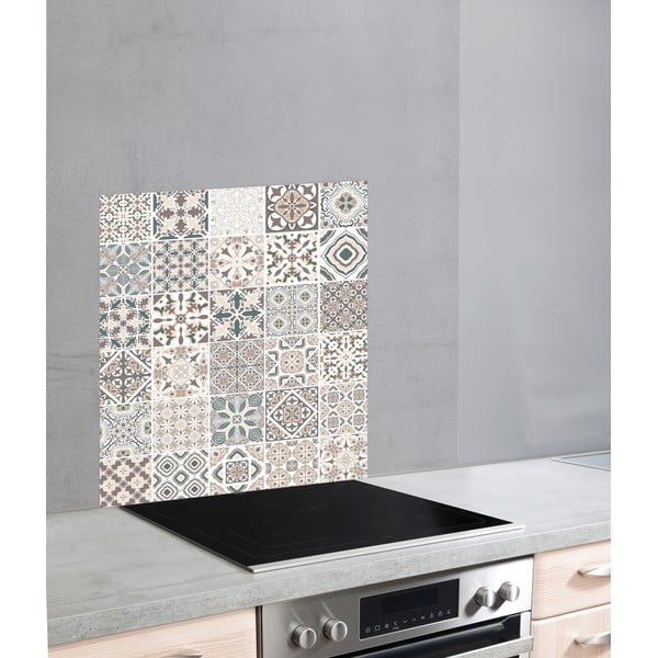 Стъклен капак за стена за печка Splashback Tile - Wenko-image-2