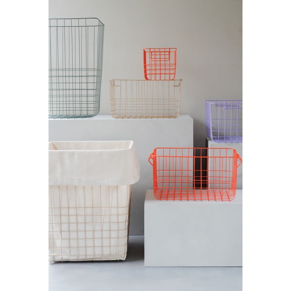 Зелен кош за пране от метал и текстил 64 l Store-It – Mette Ditmer Denmark-image-2