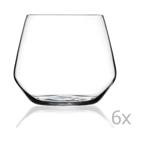 Стъклени чаши в комплект 6 бр. за уиски 547 ml – RCR Cristalleria Italiana-image-1