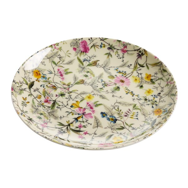 Десертна чиния от костен порцелан Maxwell & Williams Kilburn Summer Blossom, ⌀ 20 cm - Maxwell & Williams