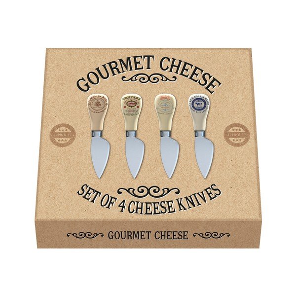 Sada 4 nožů na sýry Creative Tops Gourmet Cheese-image-1