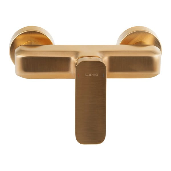 Стенна душ батерия в златист цвят (1 изход) Spy – Sapho-image-2