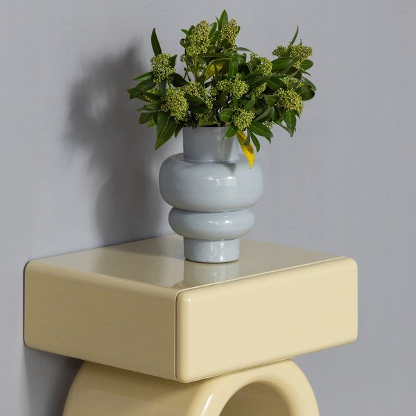 Светлосива z terazza ваза (височина 27 cm) Auri – WOOOD-image-1