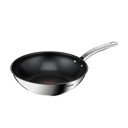 Уок тиган с незалепващо покритие от неръждаема стомана ø 28 cm Intuition B8171944 – Tefal