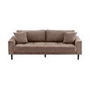 Кафяв диван от рипсено кадифе 210 cm Lido – House Nordic