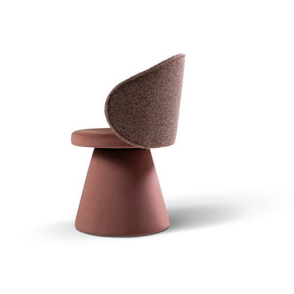 Розово кадифено кресло Inez – Micadoni -image-3