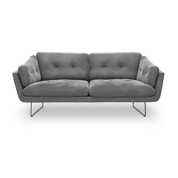 Сив диван с кадифена покривка Gravity - Windsor & Co Sofas
