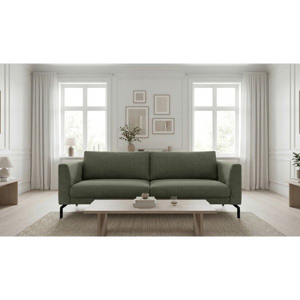 Тъмнозелен диван 216 cm Gomero – Scandic-image-1