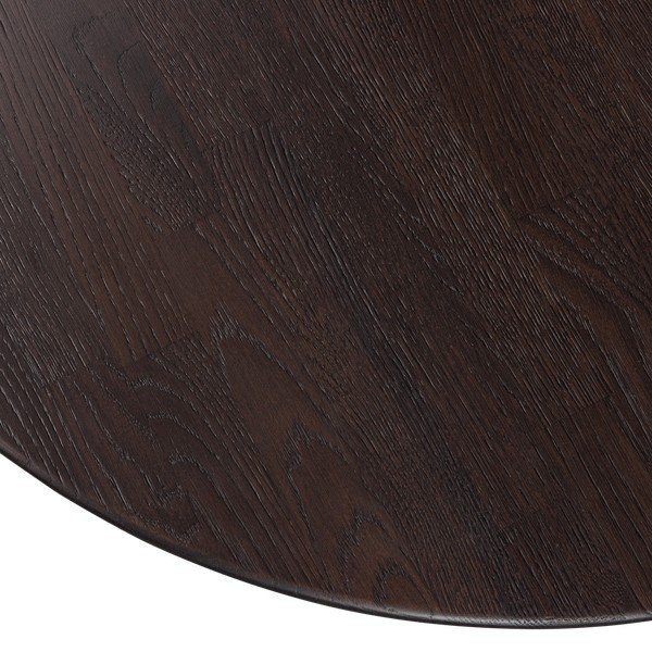 Кръгла трапезна маса с дъбова дървена плоскост ø 120 cm Tablo – WOOOD-image-2