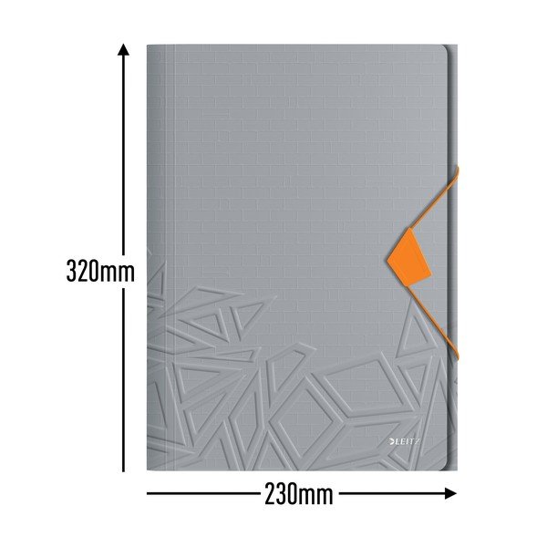 Сиво офис бюро с 3 капака - Leitz-image-3