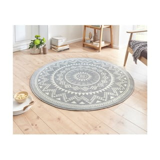 Сив килим Celebration , ⌀ 200 cm Valencia - Hanse Home