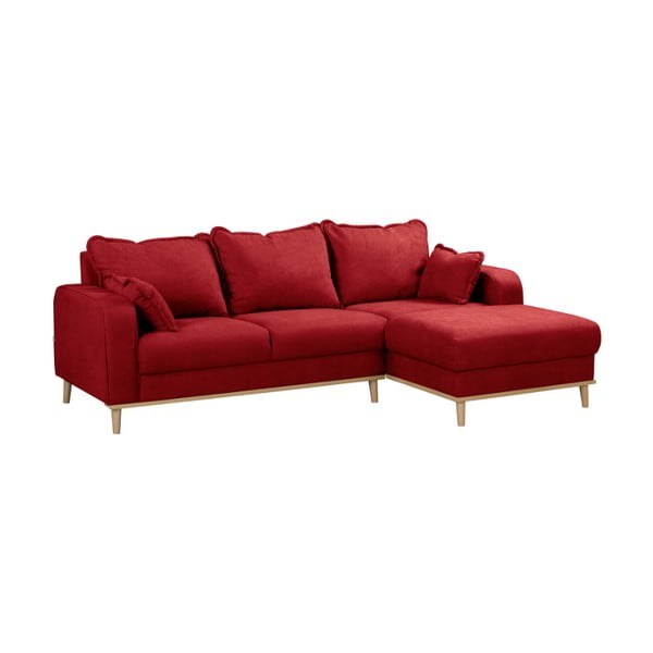 Червен ъглов диван (десен ъгъл) Beata - Ropez-image-3