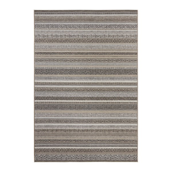 Кафяв килим за открито Bloom Torcy, 140 x 200 cm - Elle Decoration